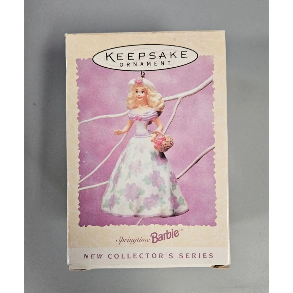 Vintage Hallmark Keepsake Ornament 1995 Springtime Barbie Easter Collection